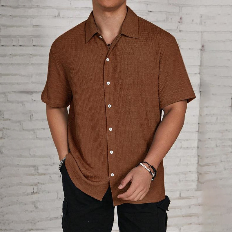 🔥Men's Textured Knit Shirt