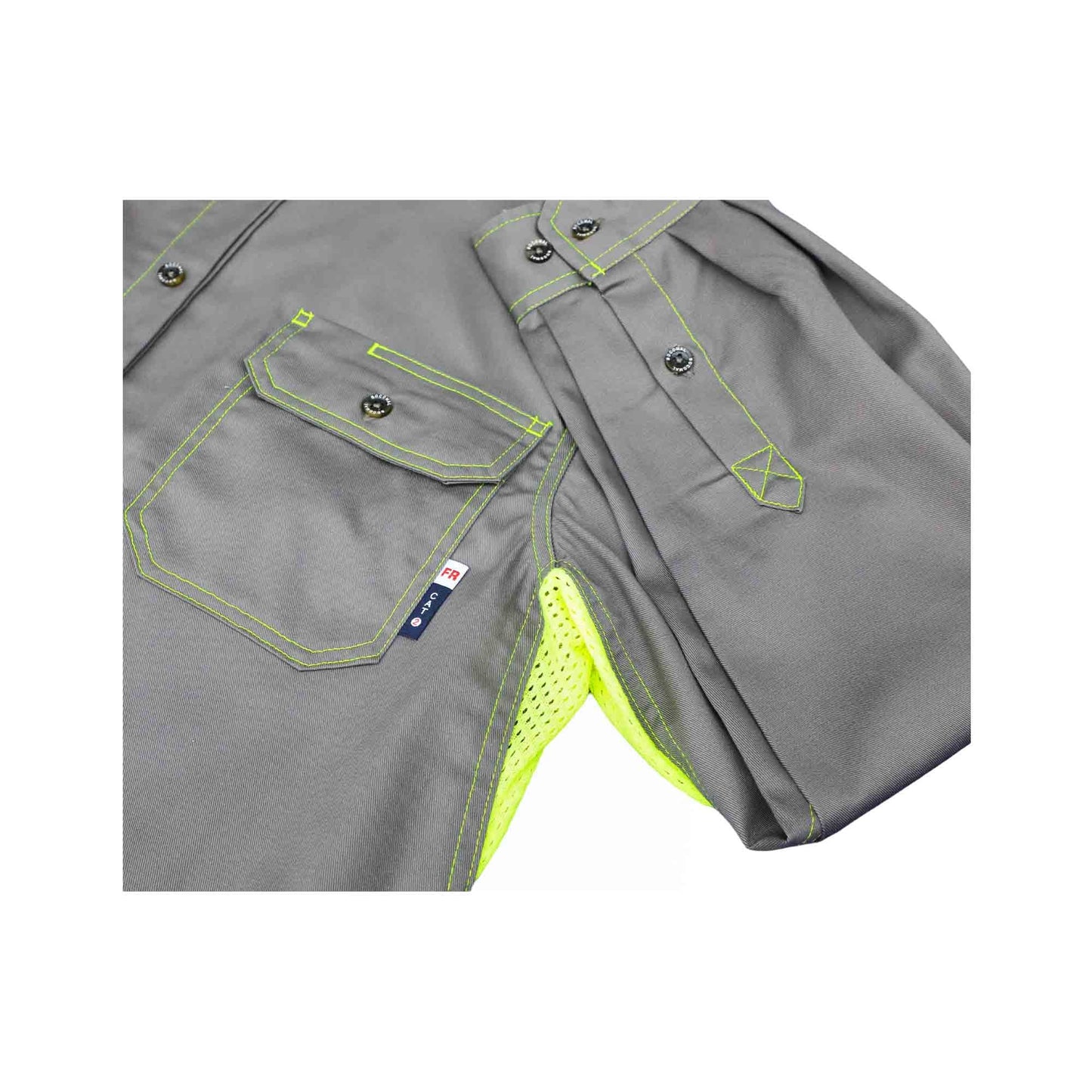 Solid Color Shirts/Vented Mesh Back & Underarm Breathable