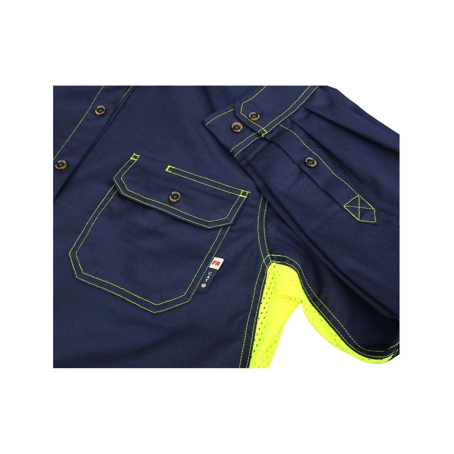 Solid Color Shirts/Vented Mesh Back & Underarm Breathable