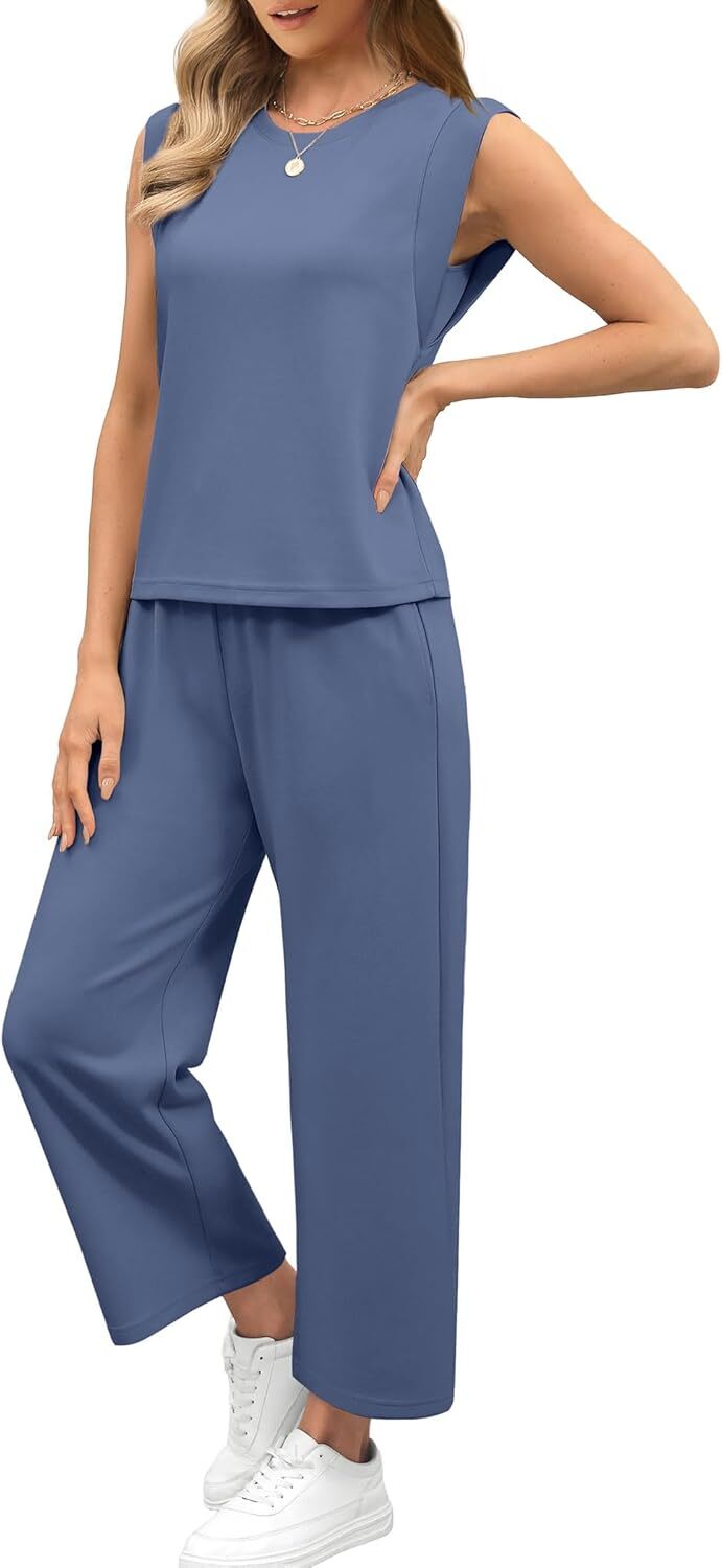 🔥Last Day Sale🔥6 pack for $24.67-Two Piece Sets for Women Spring/Summer Lounge Sets/made in USA