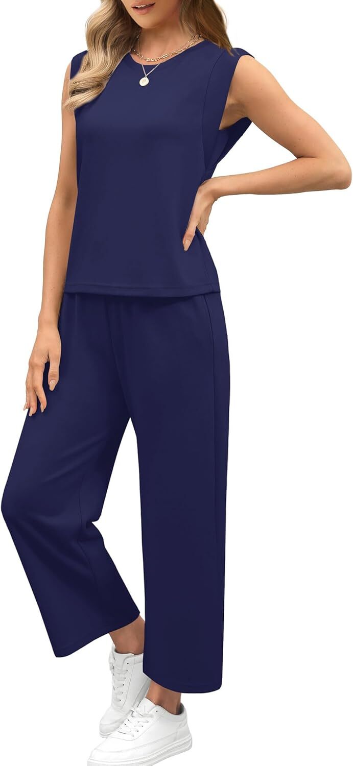 🔥Last Day Sale🔥6 pack for $24.67-Two Piece Sets for Women Spring/Summer Lounge Sets/made in USA
