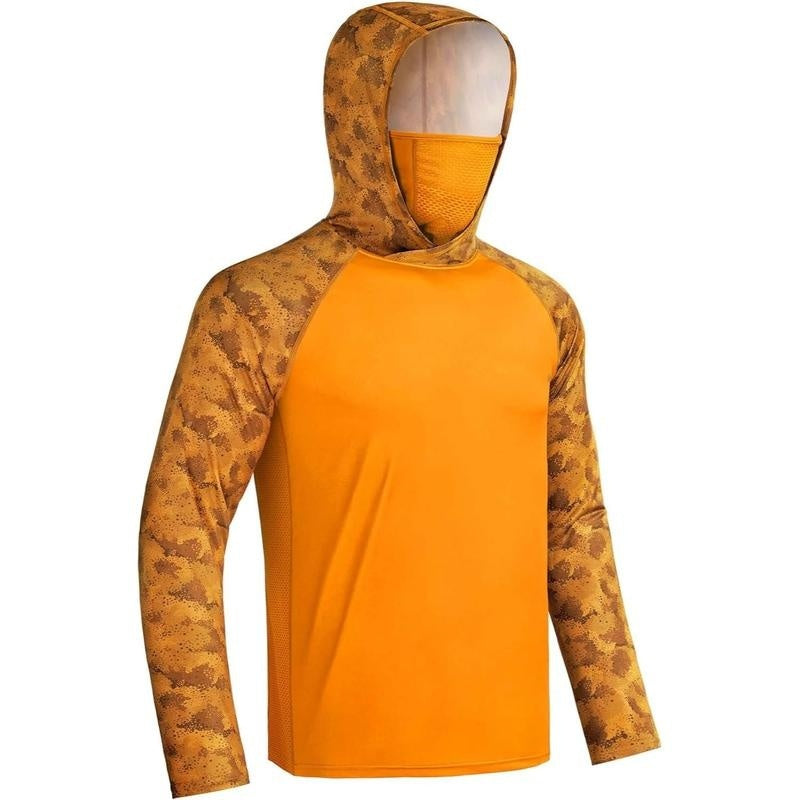 UPF 50+ Sun Protection UV Protection Breathable Cool Hoodie with Mask Neck Gaiter
