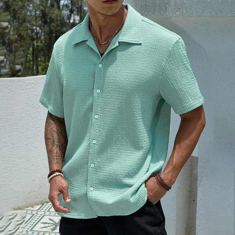 🔥Men's Textured Knit Shirt