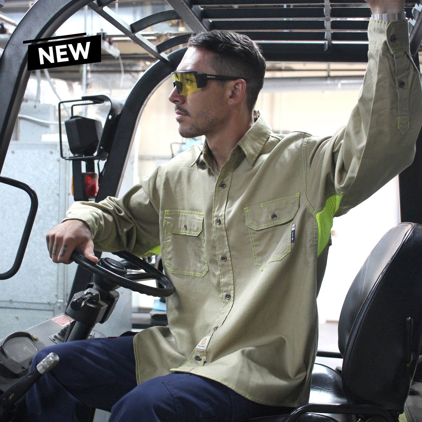 Solid Color Shirts/Vented Mesh Back & Underarm Breathable