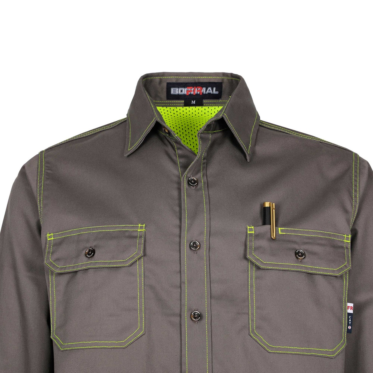 Solid Color Shirts/Vented Mesh Back & Underarm Breathable