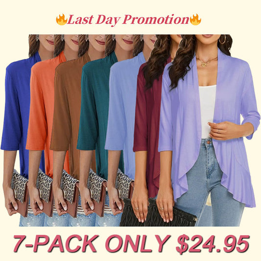 🔥Last Day ✨Women's Casual Lightweight Open Front Cardigans