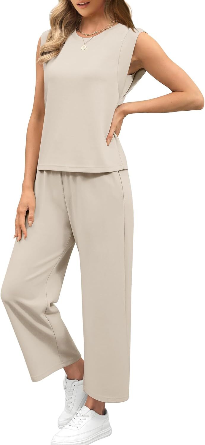 🔥Last Day Sale🔥6 pack for $24.67-Two Piece Sets for Women Spring/Summer Lounge Sets/made in USA