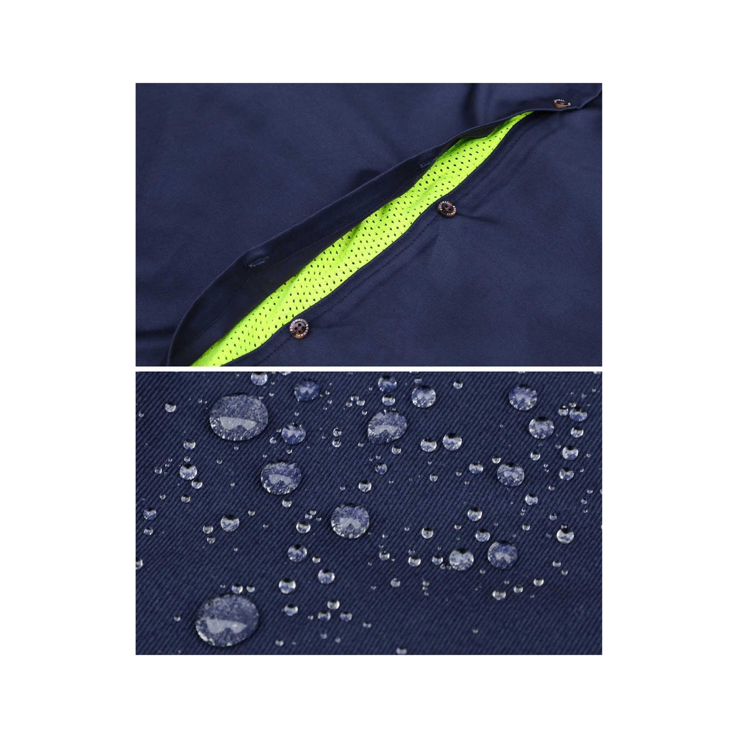 Solid Color Shirts/Vented Mesh Back & Underarm Breathable