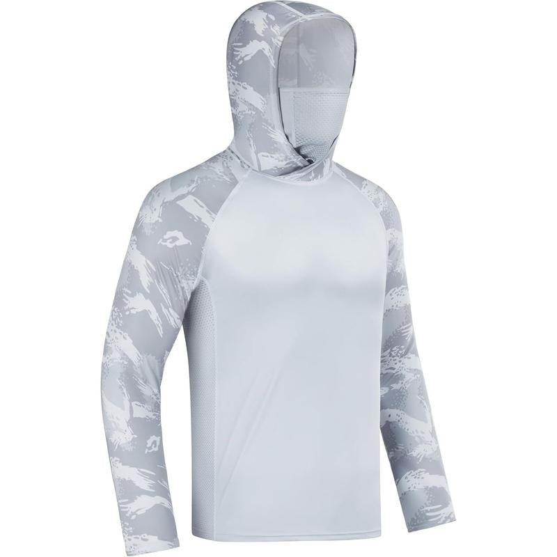 UPF 50+ Sun Protection UV Protection Breathable Cool Hoodie with Mask Neck Gaiter