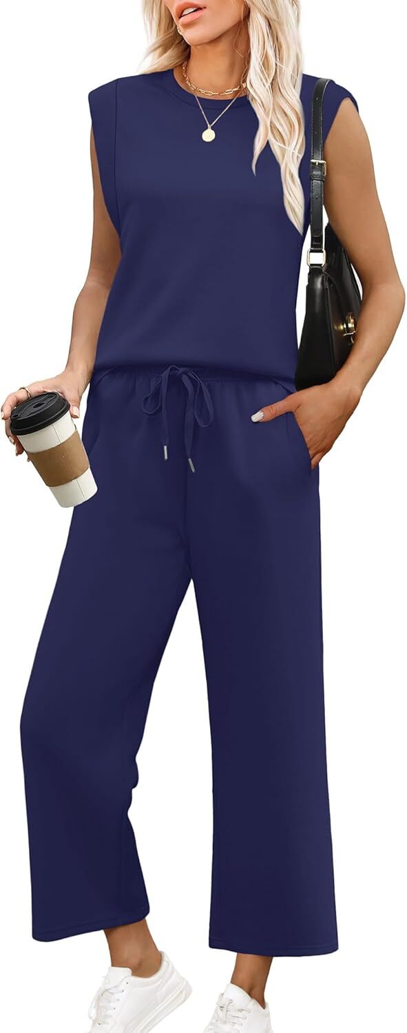 🔥Last Day Sale🔥6 pack for $24.67-Two Piece Sets for Women Spring/Summer Lounge Sets/made in USA
