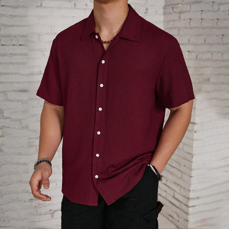 🔥Men's Textured Knit Shirt