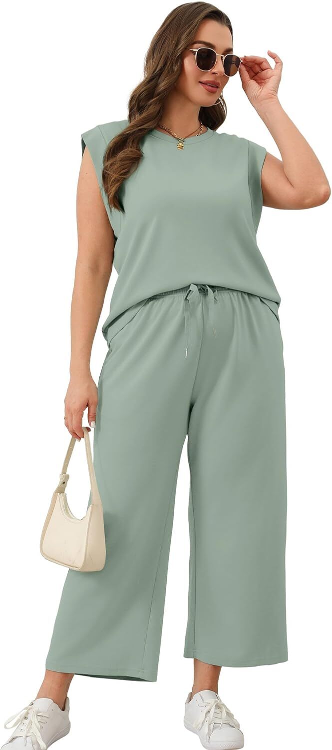 🔥Last Day Sale🔥6 pack for $24.67-Two Piece Sets for Women Spring/Summer Lounge Sets/made in USA