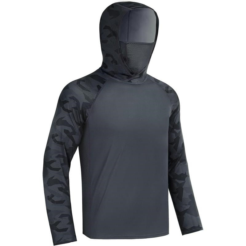 UPF 50+ Sun Protection UV Protection Breathable Cool Hoodie with Mask Neck Gaiter