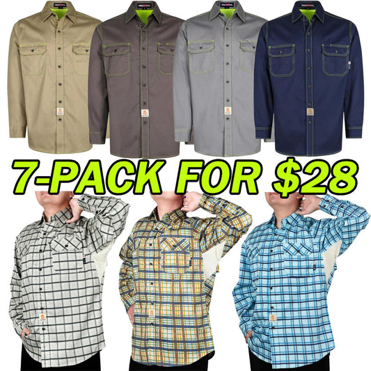Solid Color Shirts/Vented Mesh Back & Underarm Breathable