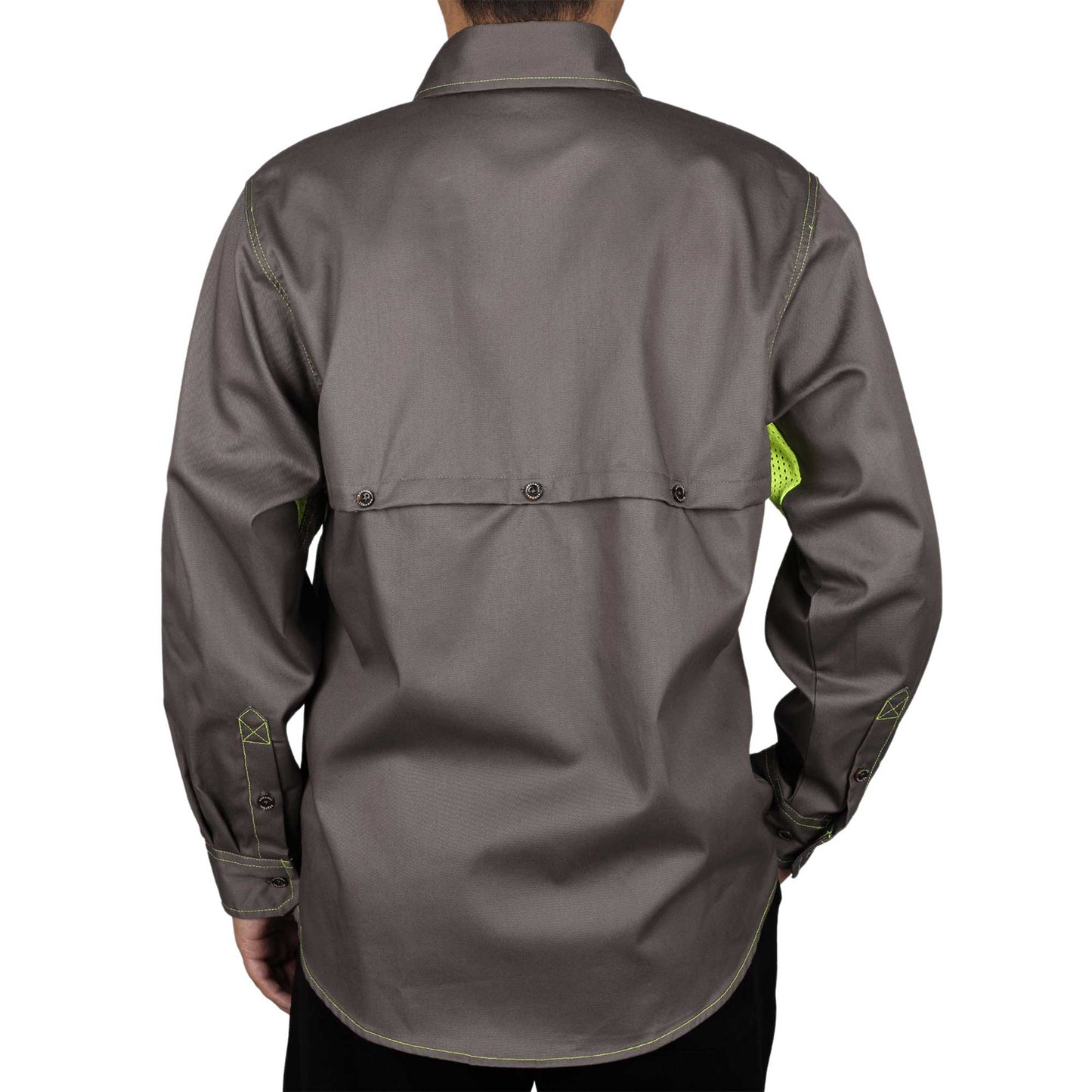 Solid Color Shirts/Vented Mesh Back & Underarm Breathable